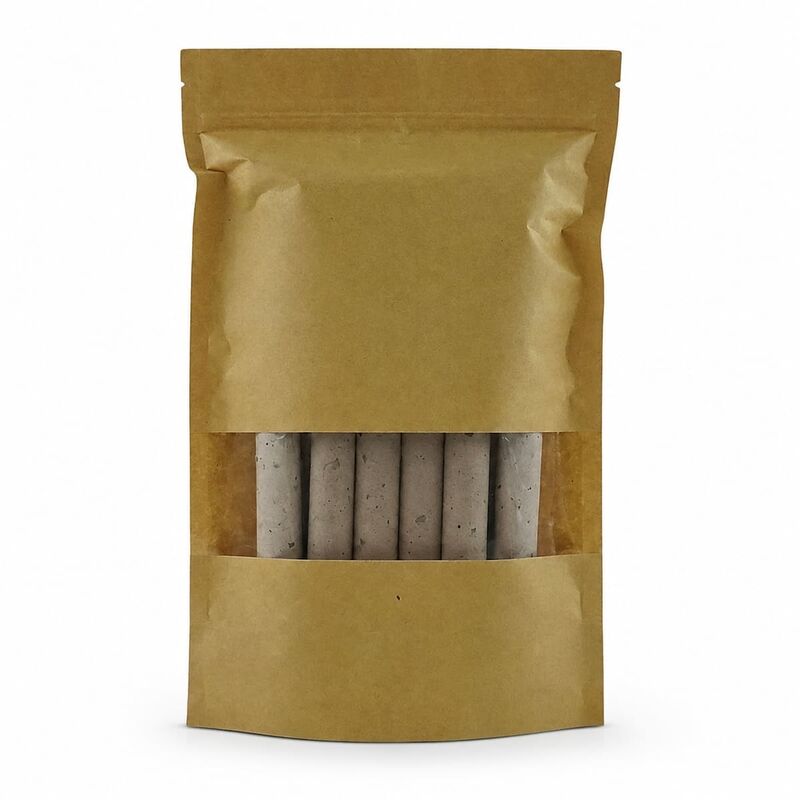 Three-Year Mugwort Moxa Sticks in a 10-Piece Kraft Pouch for Wholesale