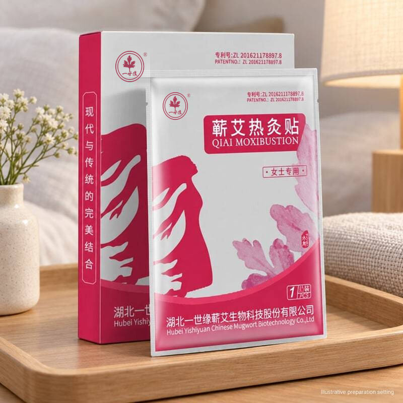 Women's Qiai Warming Patches in a 2-Patch Box for Wholesale Supply